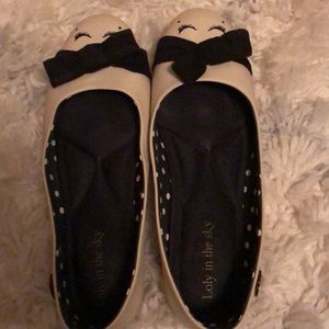 Loly In the Sky Ballet Flats Size 10